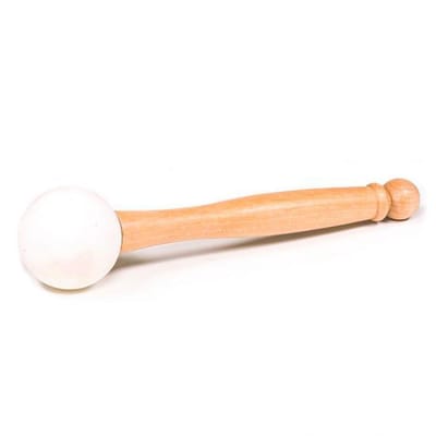 Klankschalen klopper - 20x4 - Rubber - Hout