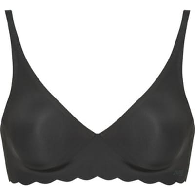 Sloggi Zero Microfibre 2.0 BH topje - 0004 Black - maat 38 (38) - Dames Volwassenen - Polyamide- 10214720-0004-38