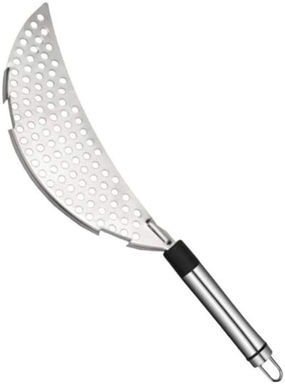 Dailygoods- Potzeef Roestvrij staal - Halve maanvorm - Afdruiprek - Handvatten - Duurzaam - Ruimtebesparend ontwerp - Zeef