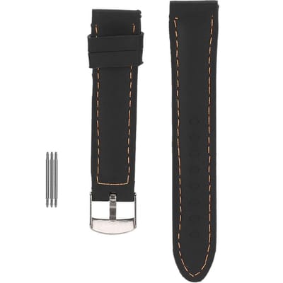 Siliconen Horlogeband Horlogeband Band Verstelbaar Polshorloge Vervangingsonderdeel22mm black