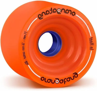 Longboard Wielen - Skateboard Wielen Set - Soepel Rijden - Hoge Slijtvastheid - 75 mm - Oranje