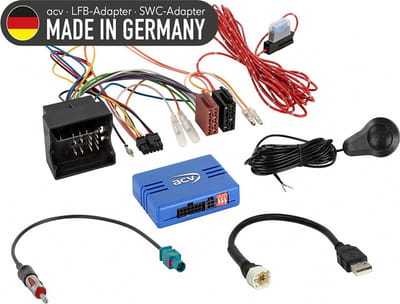 Stuurwiel bediening geschikt voor BMW/Mini voertuigen 40Pin Quadlock/PDC/USB/Antenne (42sbm013)