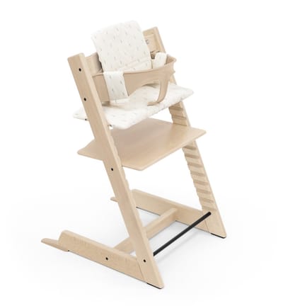 Stokke Tripp Trapp-kinderstoel (Natural) met kussen OCS (Wheat Cream) - Inclusief Tripp Trapp-stoel, babyset 2 voor kinderen van 6-36 maanden