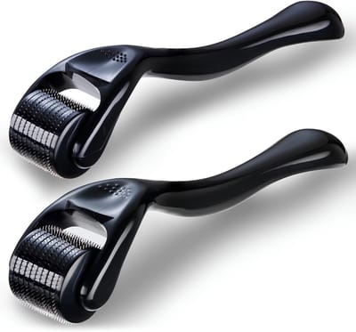 KAD® Dermaroller Haargroei - Dermaroller - Zwart - 8cm x 2cm x 1cm