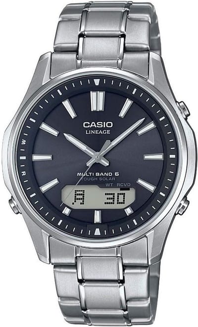 Herren Analoge Quartz Horloge - Titanium Band - Tijd Weergeven - Wereldtijden Functie - 21 x 1.8 x 0.9 cm