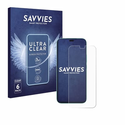 Savvies - Screenprotector voor Honor 400 Lite - Folie Beschermfolie transparant 6 Stuks