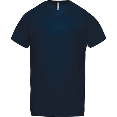 PROACT® Heren-sport-t-shirt V-hals PA476 - Sporty Navy - XS