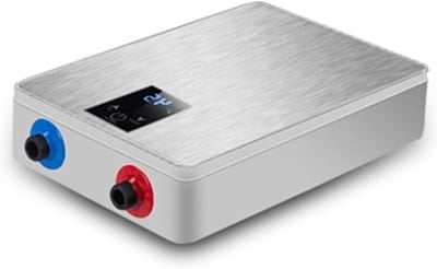 Elektrische Doorstroomverwarmer - Boiler Kraan - Direct Warm Water - Digitaal Display - 6000W - Zwart