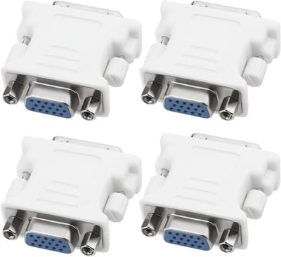 4-delige DVI 24+1 naar VGA Grafische Kaart Adapter voor Projector, Monitor en Laptop