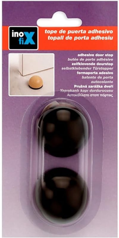 Zelfklevende Flexibele Deurstopper - Beschermt Muren en Meubels - 2 Stuks