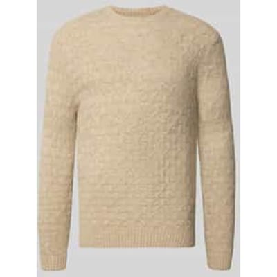 JACK&JONES - JPRBLASIMON STRUCTURE KNIT CREW NECK LN - Heren - Gebreide truien