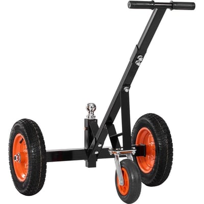 1200lbs Trailer Dolly 18 en 22 inch Verstelbare Hoogte 2 inch Kogel 15,2 inch Banden