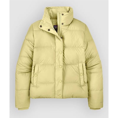 Patagonia Silent Down Puffer Jas groen