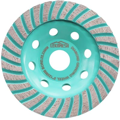 Diamantslijpbeker wiel 125 mm voor slijpen en snijden van beton, marmer en graniet