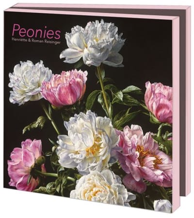 Kaartenmapje Peonies, Henriëtte & Roman Reisinger 10 Stuks