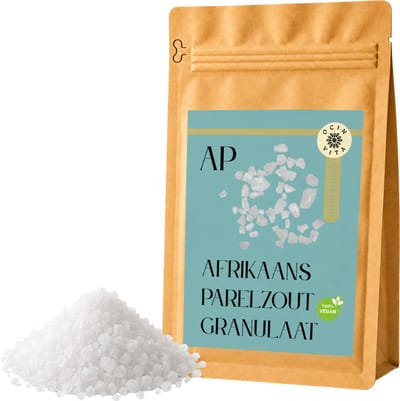 Parelzout Grof 100g – Ongeraffineerd Zeezout uit Namibië – Natuurlijk Zout voor Zoutmolen, Koken & Finishing Salt – Ocin Vita