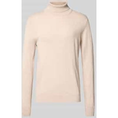 Pullover van wolmix met col