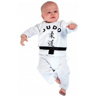 Baby romper Kwon weiß Judo