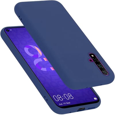 Cadorabo Hoesje geschikt voor Honor 20 / 20S / Huawei NOVA 5T in LIQUID BLAUW - Beschermhoes gemaakt van flexibel TPU silicone Case Cover