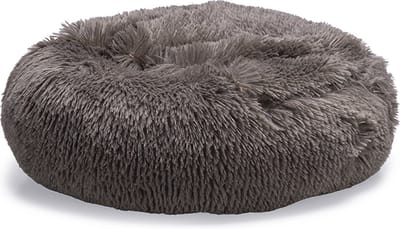 Beeztees Yala - Hondenmand - Pluche - Fluffy - Bruin - Dia. 50 cm