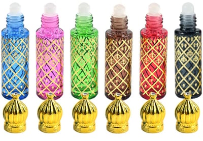 Dailygoods- Rollerflessen Set 8 ML - Lege Parfumflesjes - Roestvrijstalen Rollerballen - Hervulbare Flessen - Ideaal voor Essentiële Oliën - Compact en Lichtgewicht - Parfumfles