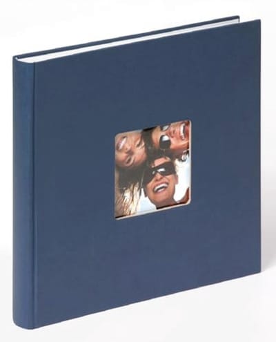 Fotoalbum Blauw 26 x 25 cm met Doorzichtige Omslag