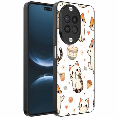 Geschikt voor Huawei Nova 14 Pro Telefoonhoesje met katten opdruk - TPU backcover case cat design - Smartphonica geschikt voor Huawei Nova 14 Pro