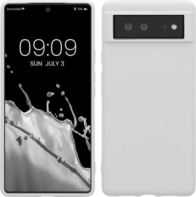 kwmobile telefoonhoesje geschikt voor Google Pixel 6 - Hoesje voor smartphone - Back cover in mat wit