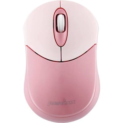Perixx PERIMICE-802 Pink Muis Bluetooth Optisch Pink 3 Toetsen 1000 dpi Geïntegreerd scrollwiel