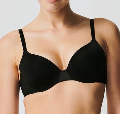 Chantelle - Push up BH - Essential Extra - Maximizer push up bh - T-shirt bh - Schijnt niet door - 80B - Zwart