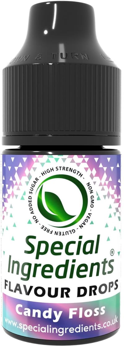 Candy Floss Suikerspin Smaak Druppels - 30 ml - Smaakdruppels - Flavour Drops - Moderne Gastronomie - Moleculair Koken - Hersluitbare Pot - Recycled Plastic