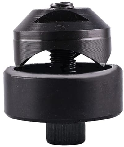 Powertool Q.Max plaatperforator - Handmatige perforator - Duurzaam en antislip - Zwart - Perfect voor kantoor en creatief gebruik - Ideaa...