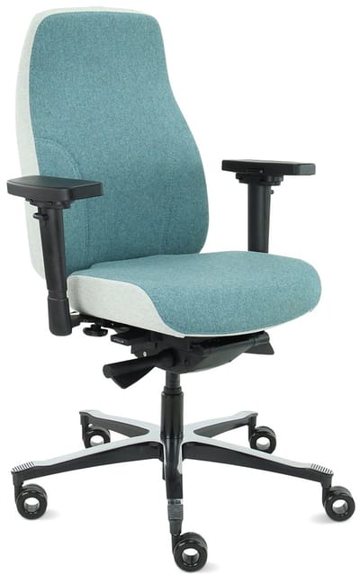 06Z Elvio – High-End Ergonomische Stoel in Azuur