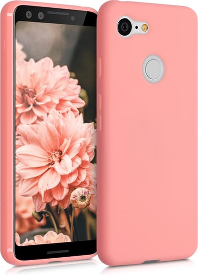 kwmobile telefoonhoesje geschikt voor Google Pixel 3 - Hoesje voor smartphone - Back cover in koraal