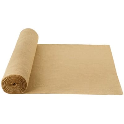 VEVOR Jute Stof, Jute Stof Rol, 50x50 Hoge Dichtheid Brede Natuurlijke Jute Stof Rollen, 1016mmx22.86m, voor Decoratie, Ambachten, Bruiloften, Tuinieren, Planten & Bomen Winterhoes