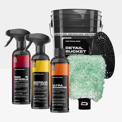 Detailrs Basic Washbucket - Autoshampoo - Auto Wassen - Wasemmer Auto - Autowax - Microvezel Washandschoen Auto - Compleet Waspakket - Car Detailing - Auto Detailing