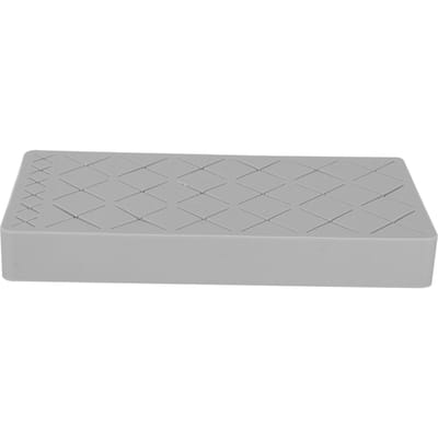 Boîte de rangement en silicone à 24 compartiments pour rouges à lèvres, maquillage, cosmétiques, présentoir, rouge gris
