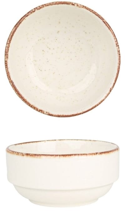 Rinart Serveerschaal - Brunilda - Porselein - 6 cm - set van 2