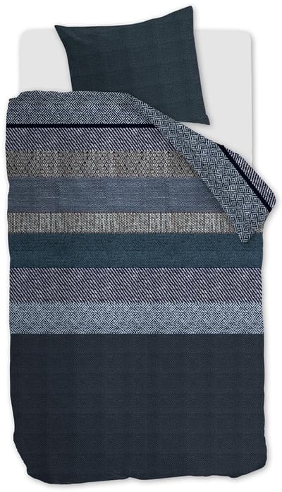 Beddinghouse Enzo dekbedovertrek - Eenpersoons - 140x200/220 cm - Blauw
