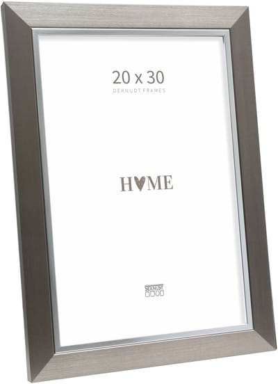 Deknudt Frames fotolijst S45VD1 - zilver met zilverbies - foto 20x30 cm