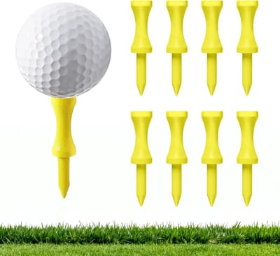 Golf Tees Hout - Golf Accessoires - Swing Training - Hoge Zichtbaarheid Kleuren - 60 Stuks Mix - Meerdere Kleuren