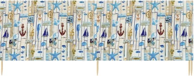 Garronda Strand Windscherm Met Stokken - Windscherm Strand – Windscherm – Camping – LA-EX-Wb-4m