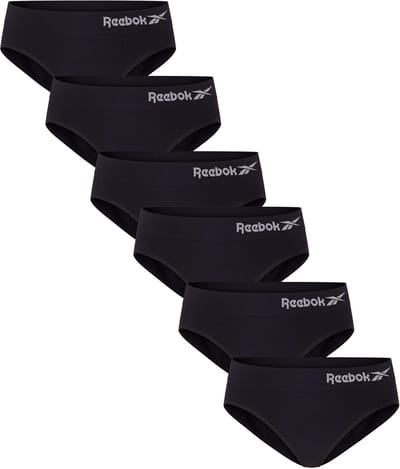 Reebok Naadloze Brief Raina - Maat XS - 6 Pack - Zwart
