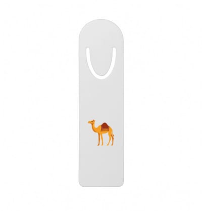 Hacebo® - Kamelen metalen boekenlegger - Alpaca - Dieren liefhebbers - Dieren - dromedaris Bladwijzer boekenleggers - 12.7 cm x 3.2cm