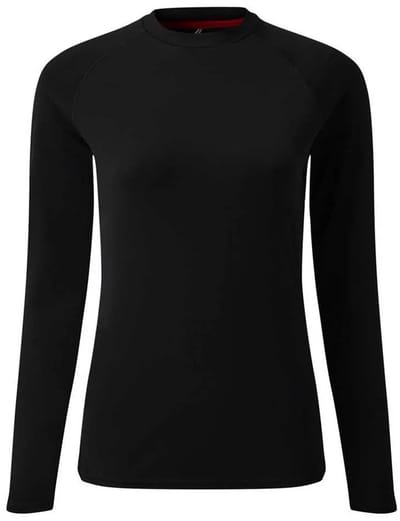 Gill Uv Tec T-shirt Met Lange Mouwen Zwart 40 Vrouw