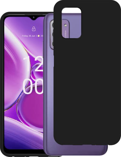 Cazy hoesje geschikt voor Nokia G42 Hoesje Siliconen - Flexibele Case - Zwart