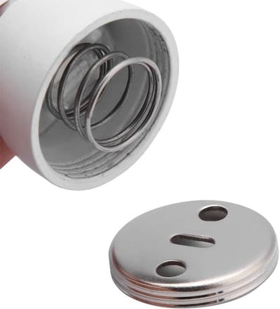 Starker Magnetisch Deurstopper Houder - Massief Deursnapper Accessoire - Bodemmontage - Wit - Sterke Magnetic Kracht