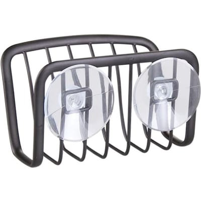 Keukenopbergrek Metalen Spoelbakplank Zonder Boren Spoelbak Afdruiprek Spoelbak Spons Houder Spoelbak Sponsrek Afdruipopbergrek zwart