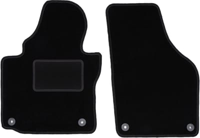 Voormatten zwart voor: Volkswagen Caddy 2K minivan (2004-2010)