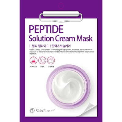 Mijin, Skin Planet, Peptide, Élasticité, Masque en tissu, Pour le visage, 30 ml